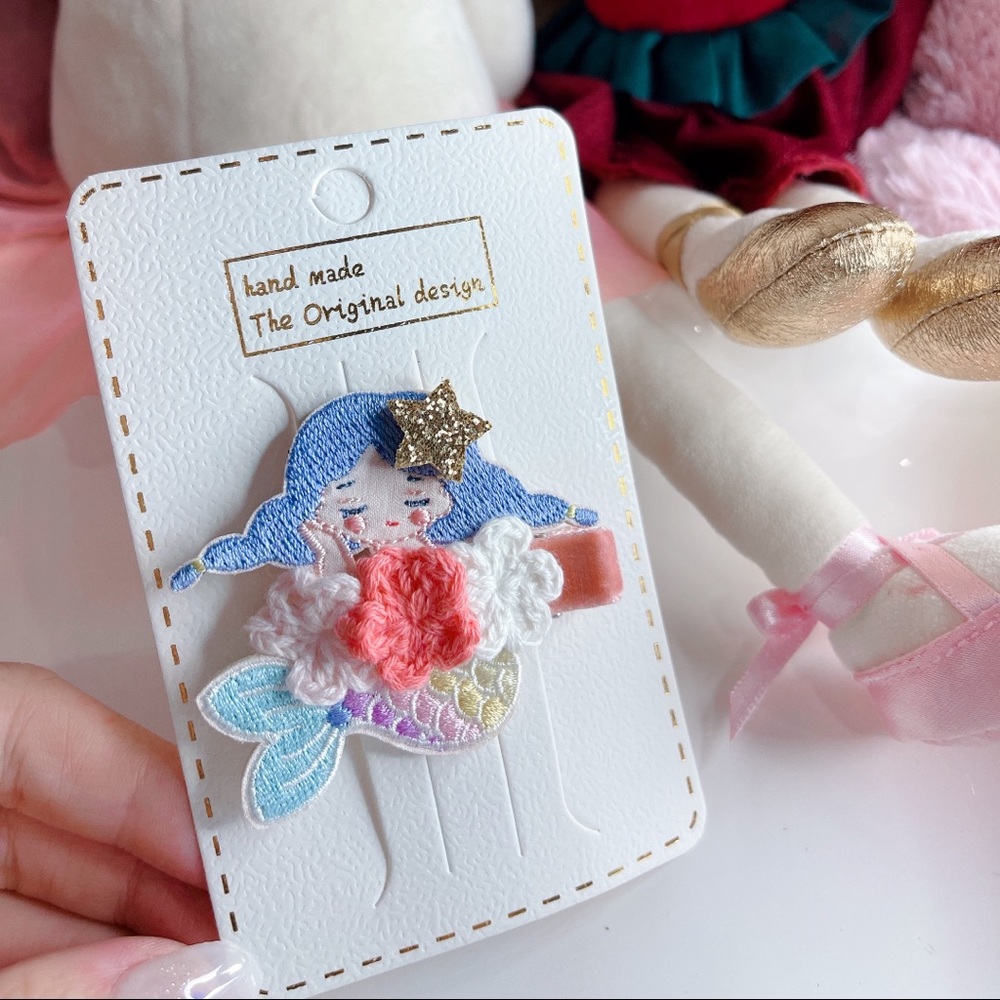 Handmade little Mermaid clip/New